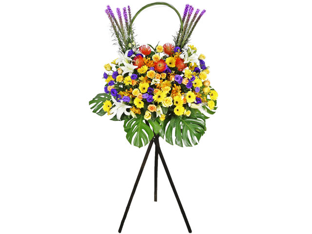 Flower Basket Stand - Congratulations Florist stand D2 - L76610268 Photo