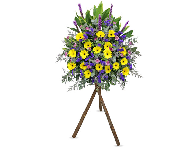 Flower Basket Stand - Congratulations Flower Stand AK16 - L36668287 Photo