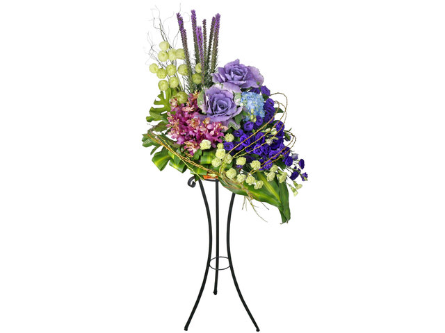 Flower Basket Stand - English style florist stand EA05 - L76610495 Photo
