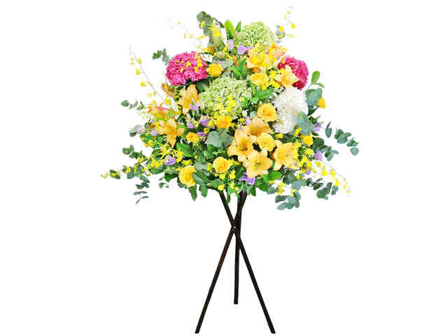 Flower Basket Stand - English style florist stand MK28 - L76602466d Photo