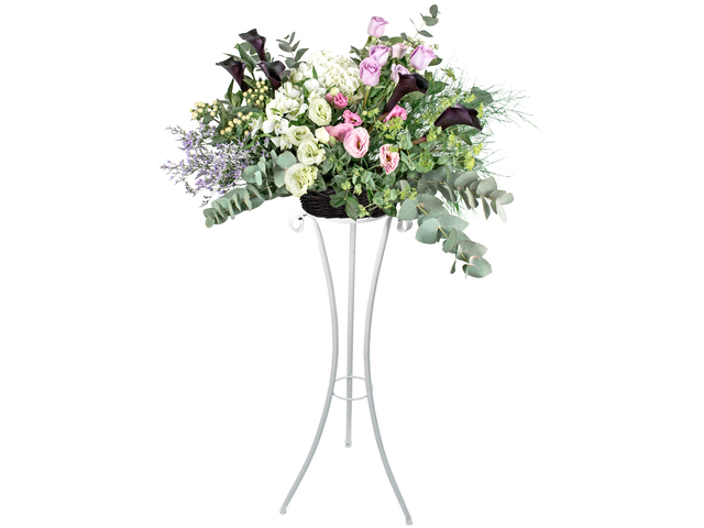 Flower Basket Stand - French style florist Stand BT30 - L76600061c Photo