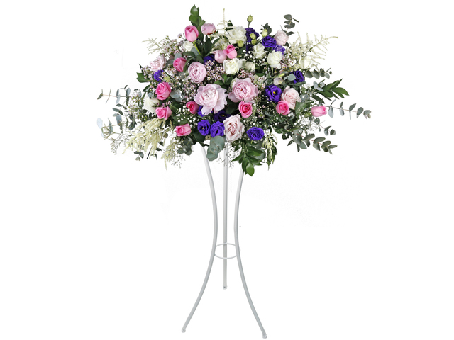 Flower Basket Stand - French style florist arrangement GB17 - L76605984 Photo