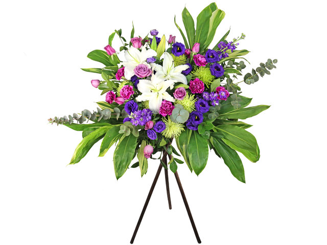 Flower Basket Stand - Italy florist arrangement Collection 38 - L2543 Photo