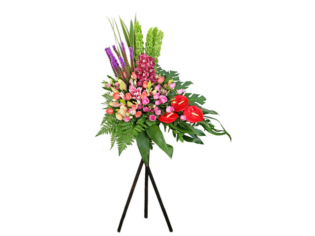 Flower Basket Stand - Italy style florist Collection AK26 - L9610 Photo
