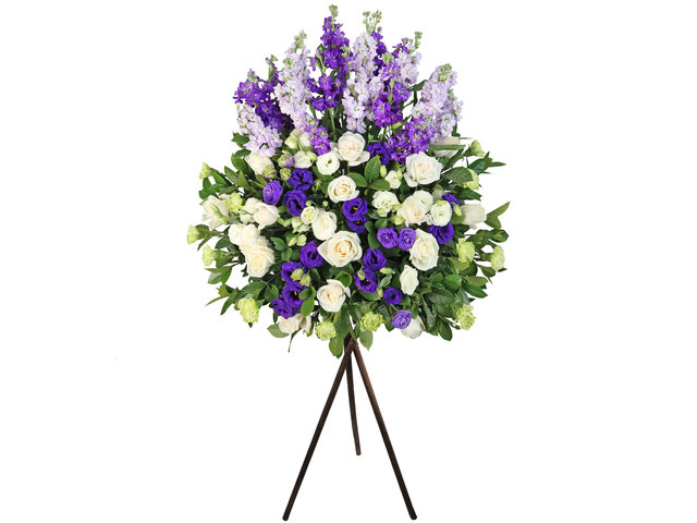 Flower Basket Stand - Opening florist Basket BG21 - L2409 Photo
