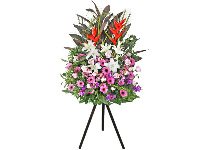 Flower Basket Stand - Opening florist Basket D18 - L76610468 Photo