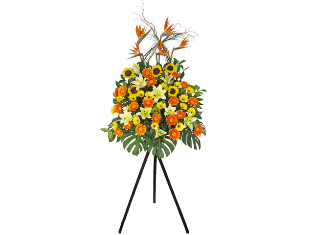 Flower Basket Stand - Opening florist Basket D19 - L76610474 Photo