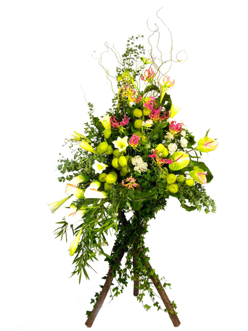 Flower Basket Stand - Prosper flower basket - P2929 Photo
