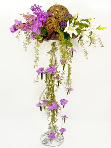 Flower Basket Stand - Stairway to Heaven (B) - P16268