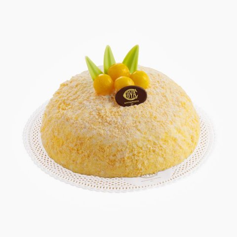 Fresh Cake - COVA - Mango cream dome 0.5 pound - L0126602 Photo
