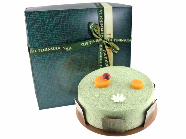 Fresh Cake - HK Peninsula Hotel - Green Tea Mousse Cake - L0130044 Photo