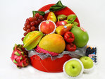 Fruit Basket (17) Business Delux Fruit Gift Leather Fruit Basket L11438