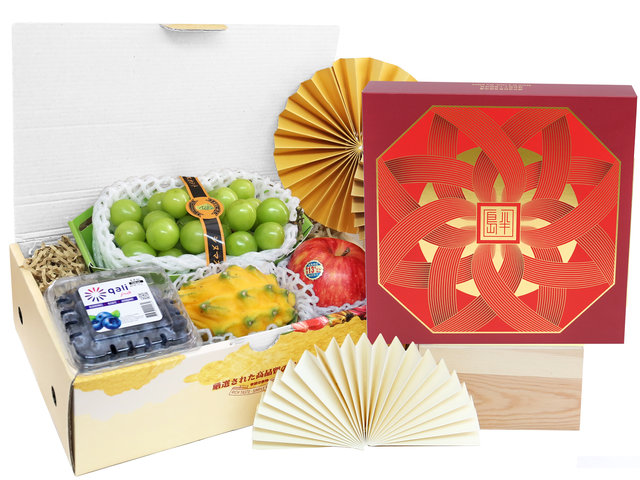 Fruit Basket - Mid Autumn Fruits Gift Box GB08 - 2MAFGB0802A8 Photo