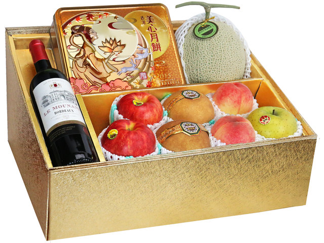 Fruit Basket - Mid Autumn Panorama Maxim Moon Cake Fruits Gift Box M13 - 0DP0628B5 Photo