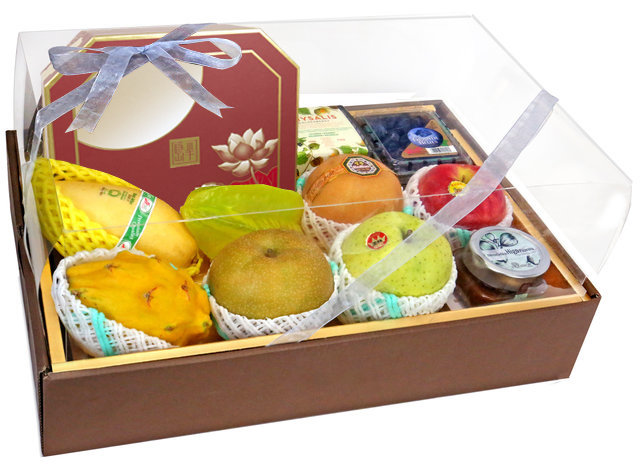 Fruit Basket - Mid Autumn Peninsula Moon Cake Fruits Gift Box B25 - 0FB0704A8 Photo