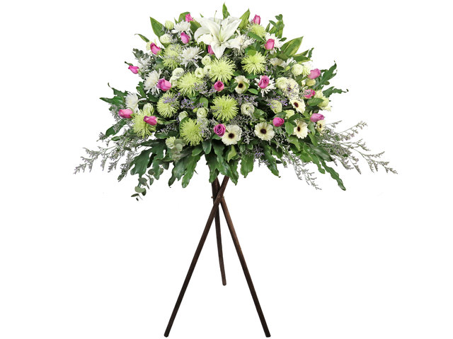 Funeral Flower - Funeral  florist Stand BA10 - L1971 Photo