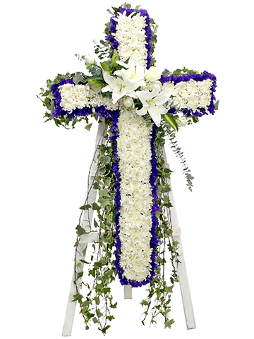 Funeral Flower - Funeral Floral Cross - L101983 Photo