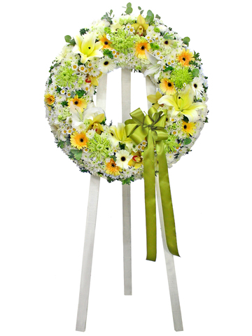 Funeral Flower - Funeral Wreath 10 - L154122 Photo