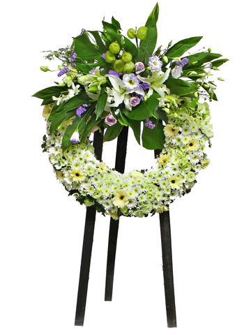 Funeral Flower - Funeral Wreath 5 - L11629 Photo
