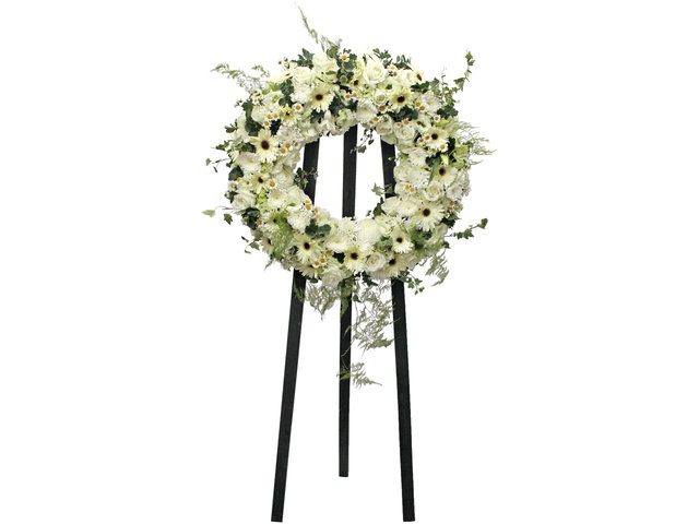 Funeral Flower - Funeral Wreath 8 - L104435 Photo