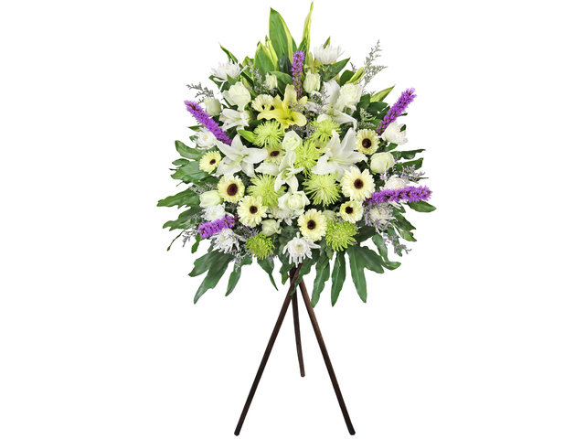 Funeral Flower - Funeral flower stand BA12 - L3100 Photo