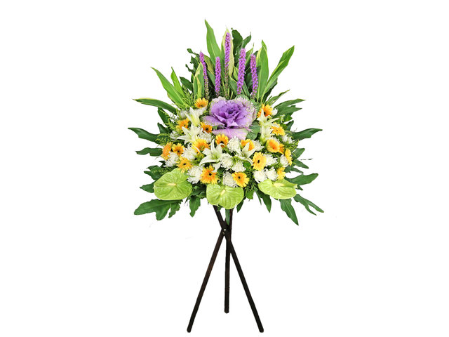 Funeral Flower - Funeral flower stand BA31 - L9768 Photo