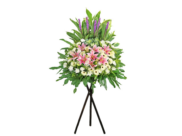 Funeral Flower - Funeral flower stand BA33 - L9795 Photo
