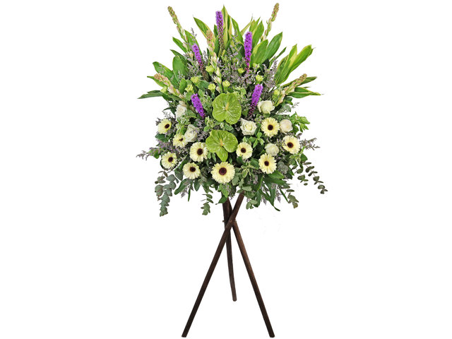 Funeral Flower - Funeral flower stand F8 - L1611 Photo