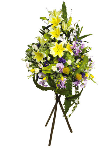 Funeral Flower - Funeral flower stand X - L05529 Photo
