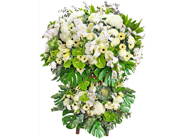 Funeral Flower - Large Funeral Flower Stand G2 - L174988 Photo