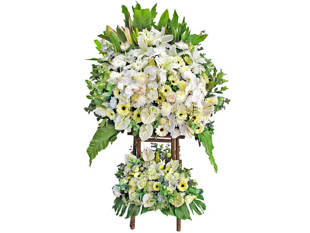 Funeral Flower - Large Funeral Flower Stand G3 - L174993 Photo