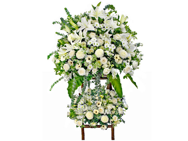 Funeral Flower - Large Funeral Tall Stand G1 - L87806 Photo