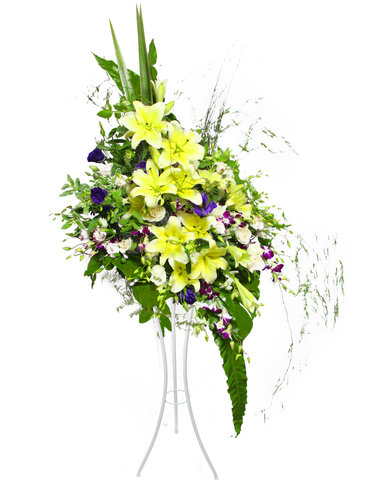 Funeral Flower - Mellow Basket flower basket 17 - L16838 Photo