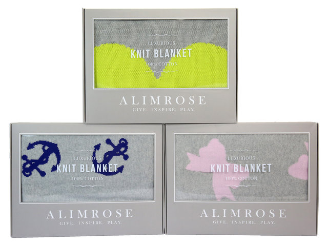 Gift Accessories - Alimrose Knit Blanket 100% cotton(1 Pcs) - EA0513A2 Photo