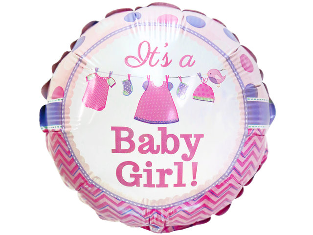 Gift Accessories - Baby Girl 18 inches Helium Balloon - L175199 Photo
