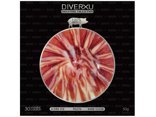 Gift Accessories - Diverxu Hand-Sliced 100% Iberico Shoulder Ham (Acorn), At Least 30 Months Curation 50g - HR0427A5 Photo