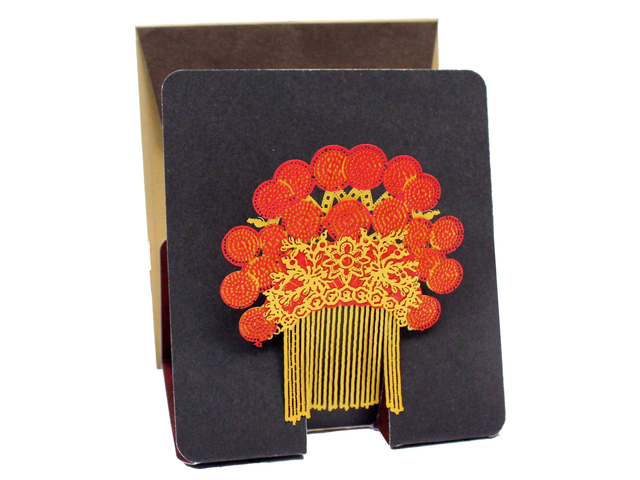 Gift Accessories - Hong Kong Pop-up Greeting Card(Small) - Phoenix Crown - L181554 Photo