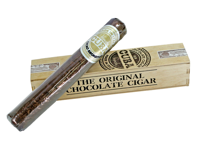Gift Accessories - Italy, Venchi Chocolate Cigar Wooden Gift Box - L36668711 Photo