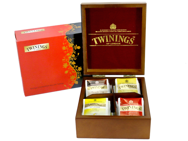 Gift Accessories - Twinings 4 Compartment Box with Teabags - L36667642 Photo