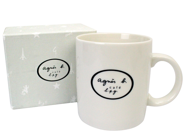 Gift Accessories - agnès b. CAFE L.P.G Coffee Mug (Classis logo) - L36509551 Photo