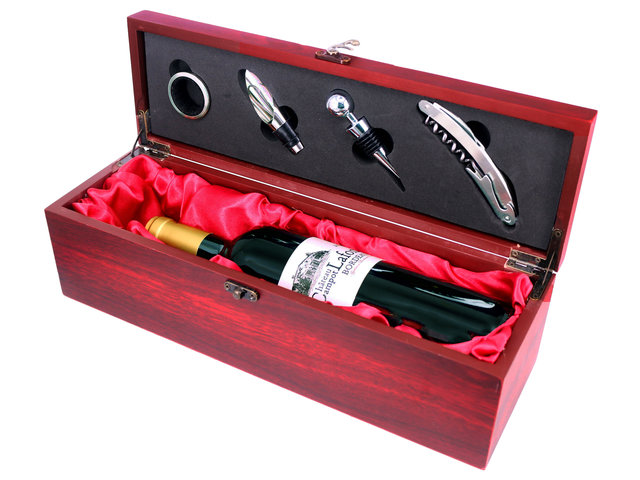 Gift Accessories - wooden wine box set - MM0711A1 Photo