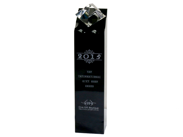 Handmade Memorabilia -  Corporate/Government/School/Dinner Party customized crystal award, glass trophy - L36667684 Photo