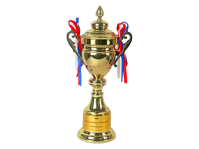 Handmade Memorabilia - Annual party/ Government/ Business/ School gold personalized Trophy Cup - L44000099 Photo