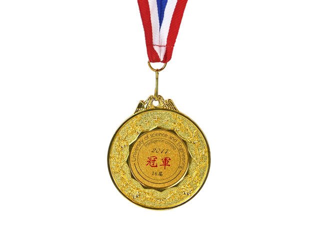 Handmade Memorabilia - Education/Company/Government/Annual Party gold color personalized sports award medal - L44000103 Photo