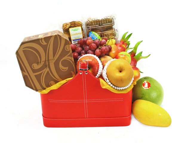 Mid-Autumn Gift Hamper - (6) Mid Autumn Fruit Basket  - Hotel Peninsula Mooncake - L40639 Photo