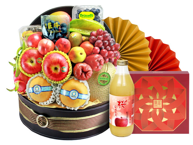 Mid-Autumn Gift Hamper - Mid Autumn Peninsula Moon Cake With Luxury Fruit Hamper FH169 - L139674 Photo