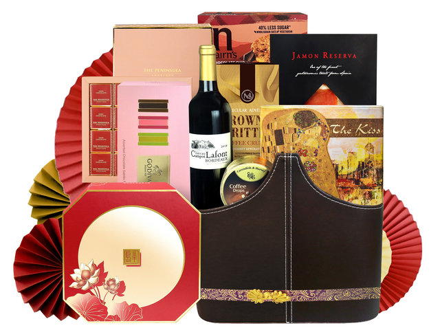 Mid-Autumn Gift Hamper - Mid Autumn Wine And Food Hamper MA01 - MH0803A1 Photo