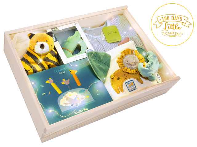 New Born Baby Gift - New Born Baby 30Days 100Days Baby Gift Box Set HM08 - BY0331A4 Photo