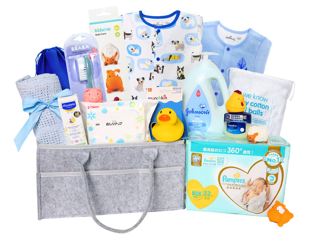 New Born Baby Gift - New Born Baby Bath and Care Gift Hampers BB02 - BY0419A3 Photo