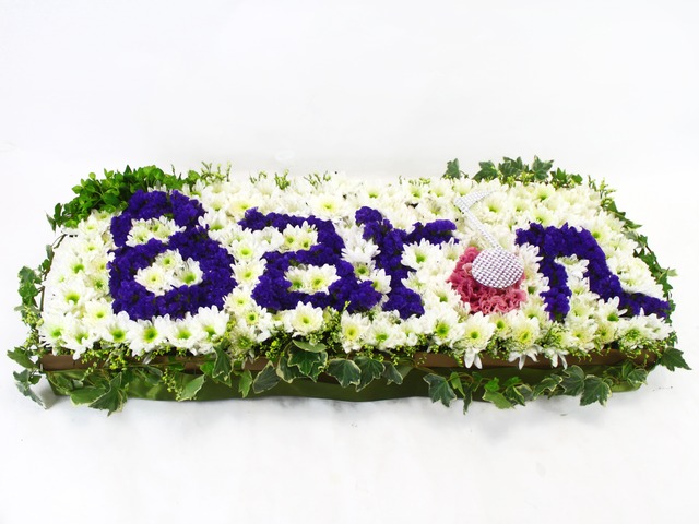 Order Flowers in Box - Customized Letter Mini-Garden - L20306 Photo